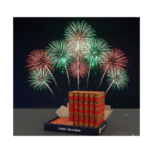 7 Shots colour (10pcs) Red & Green