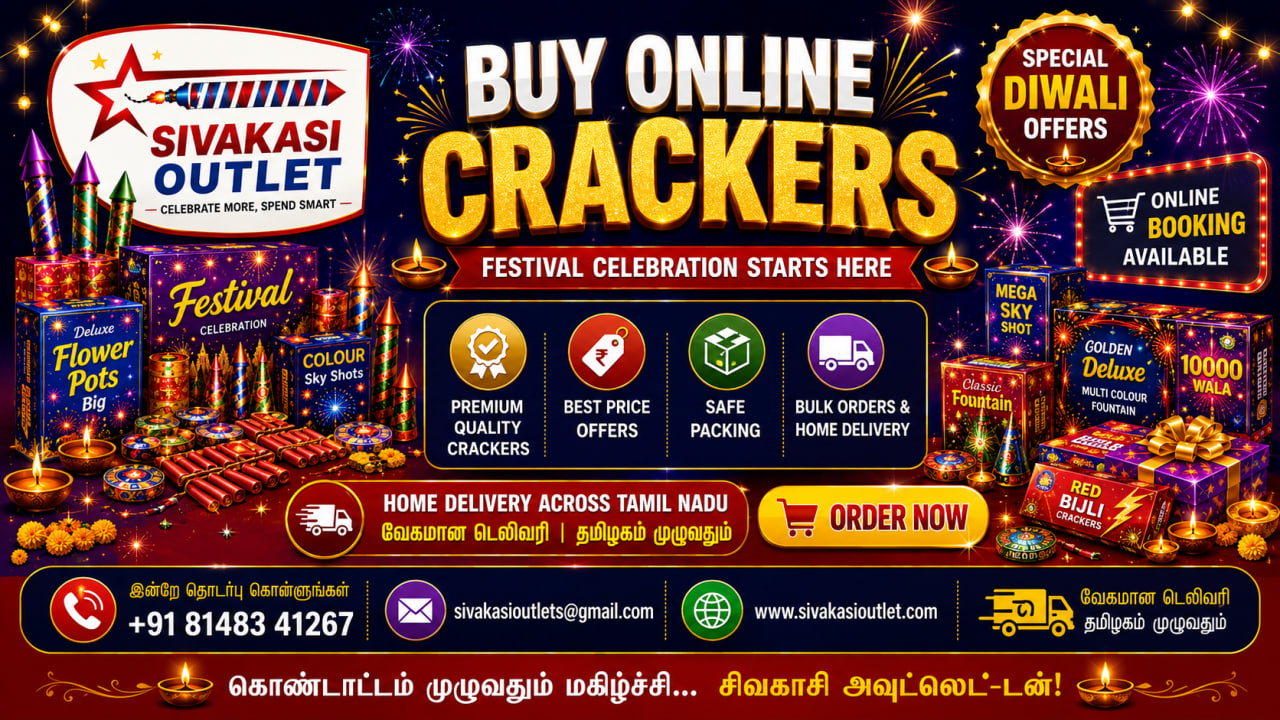 sivakasi outlet Crackers is the best online crackers shop in Sivakasi